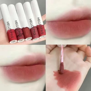 ภาพหน้าปกสินค้าHellostyle ลิปกลอสลิปสติกเนื้อแมทสีขาวติดทนนาน Lipstick ลิปจีน ลิปสติกเซต ลิป ลิปสติก ลิปลอก ลิปจิ๋ว ลิปแมท ลิปทินท์ ลิปติก ลิปจีน ลิปสติกเซต lipstick ลิปสติกกันน้ำ ลิปติดทนนาน ดินสอเขียนขอบปาก ลิปเกาหลี ลิปสติกนักเรียน ซึ่งคุณอาจชอบสินค้านี้