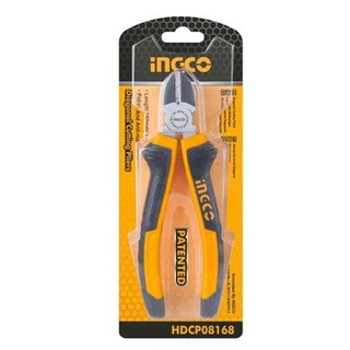 INGCO คีมตัดปากเฉียง 6 นิ้ว รุ่น HDCP08168 คีมตัดลวด คีมตัดสายไฟ