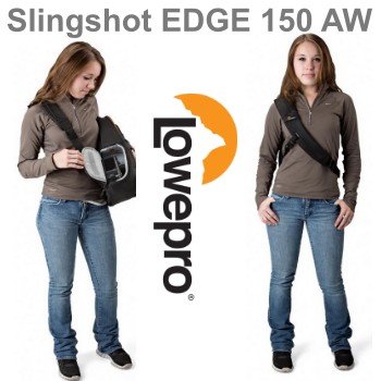 กระเป๋ากล้อง-lowepro-slingshot-edge-150-aw-black-เหมาะ-mirrorless-กันน้ำ-ของแท้ประกันศุนย์