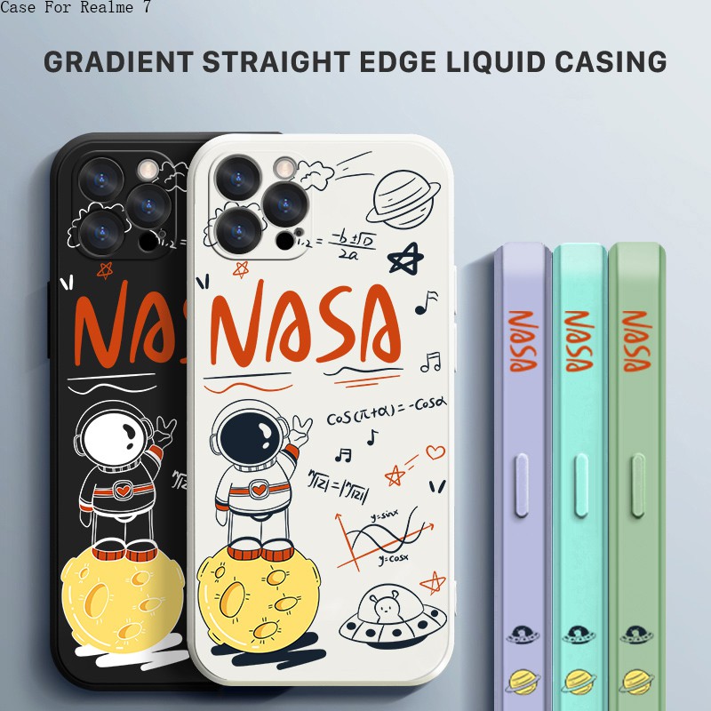 Realme 7 7i Pro C17 Narzo 20 Pro 30a 5g เคสเรียวมี สำหรับ Case Nasa 