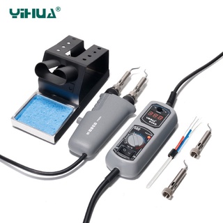 Yihua 110/220 EU/US 938D แหนบหัวแร้งบัดกรีเหล็ก ขนาดเล็ก แบบพกพา สําหรับซ่อมแซม BGA SMD