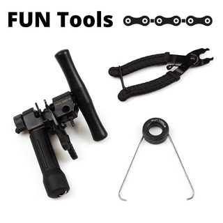 Fun tools เครื่องมือถอดใส่โซ่จักรยาน ตัวตัดโซ่ คีมปลดโซ่ ตัวเกี่ยวโซ่