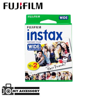 ภาพขนาดย่อของภาพหน้าปกสินค้าFujifilm Instax Wide film Polaroid ฟิล์มโพราลอยด์ ฟิล์มไวด์ ขอบขาว สำหรับ instax wide จากร้าน my_accessory บน Shopee