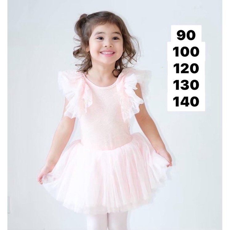 ชุดบัลเล่ต์เด็ก-ballet-dresses-ลายเจ้าหญิง-สีชมพู