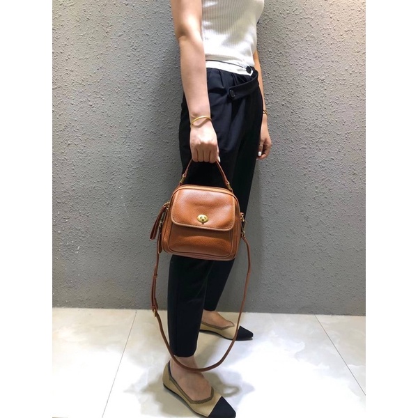 กระเป๋าสะพายหนังวัวแท้ นิ่ม สะพายข้าง ทรงน่ารักมาก | Shopee Thailand