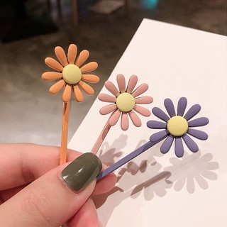 กิ๊บติดผม รูปดอกเดซี่ ขนาดเล็ก สีสันสดใส สไตล์เกาหลี สําหรับผู้หญิง