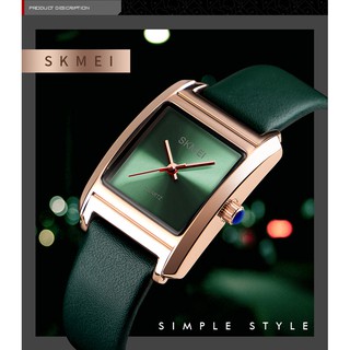 ภาพขนาดย่อของภาพหน้าปกสินค้าSKMEI นาฬิกาทางการ นาฬิกาข้อมือควอตซ์แฟชั่นสายหนังสำหรับสตรี นาฬิกาข้อมือเป็นทางการ จากร้าน skimei.th บน Shopee
