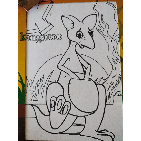 kangaroo-coloring-jigsaw-books-with-crayons-inside-for-free