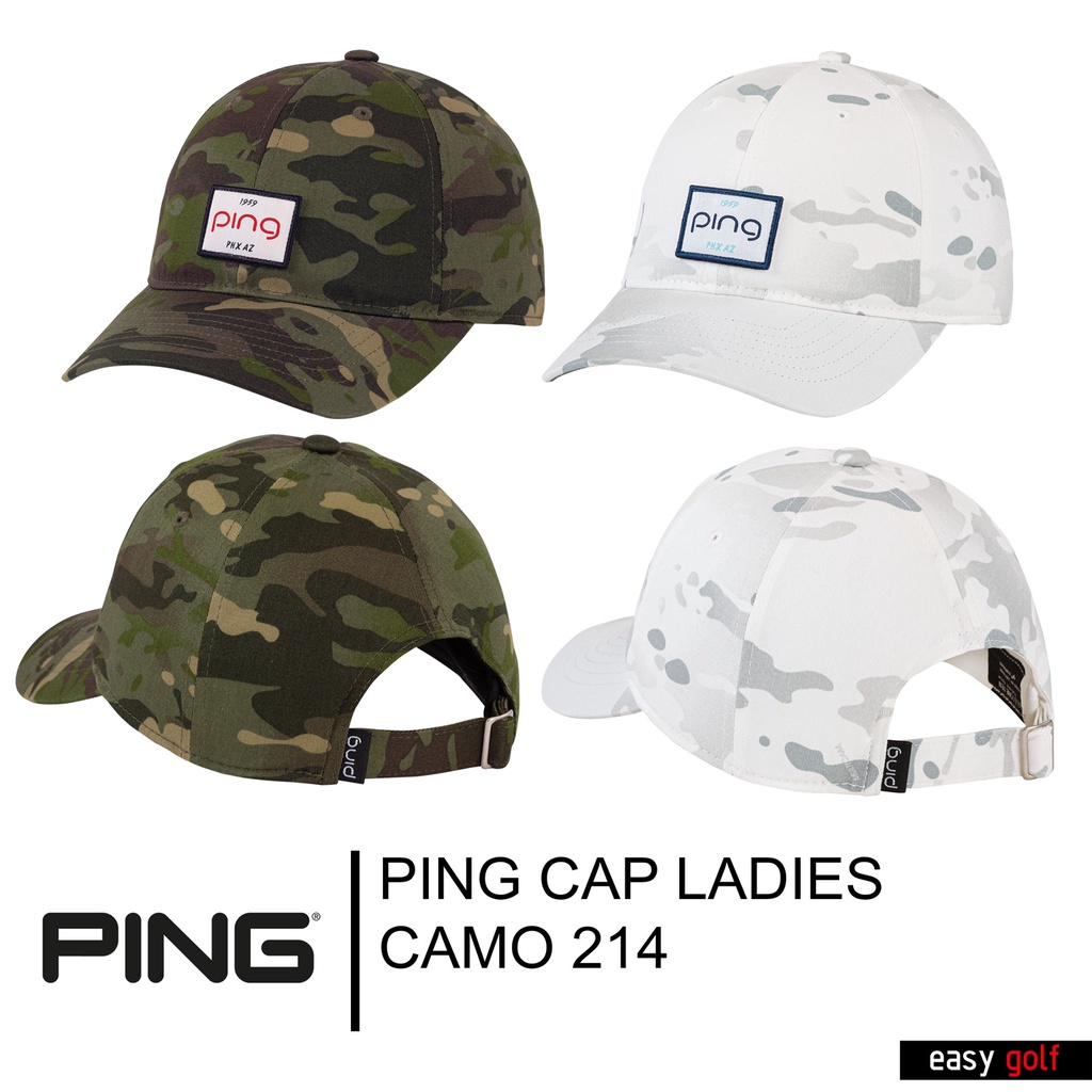 ping-cap-ladies-camo-214-ping-cap-women-หมวกกีฬากอล์ฟผู้หญิง