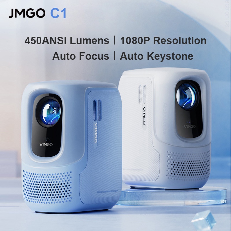 JMGO C1 1080P FULL HD Projector For Home Mini Portable Video LED Beamer ...