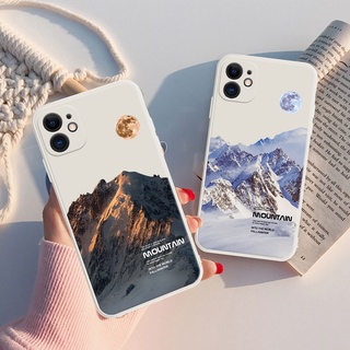 เคสซิลิโคนนิ่ม ลายภูเขาหิมะ สําหรับ Realme 8i 8 Pro 6 Pro 5 Pro 7 Pro Realme 5 5i 5s 6i 6 7 8 Q V13 Narzo 30 OPPO Reno Find X2 X3 Pro