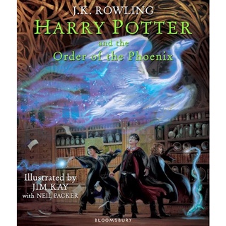 [หนังสือ] Harry Potter & the Order of the Phoenix Illustrated Edition Jim Kay แฮร์รี่ พอตเตอร์กับภาคีนกฟีนิกซ์ 5 book