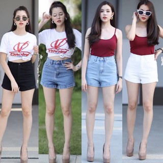 ภาพหน้าปกสินค้าMystyle jeansยีนส์ขาสั้น เอวสูง ผ้าไม่ยืด สียีนส์ ไซส์S-XL MS767 ที่เกี่ยวข้อง