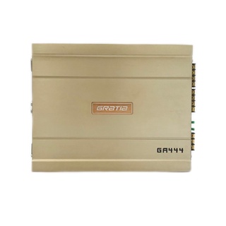 เพาเวอร์แอมป์ติดรถยนต์ดีๆ GRATIA รุ่น GA444 CLASS AB 4CH สีทอง