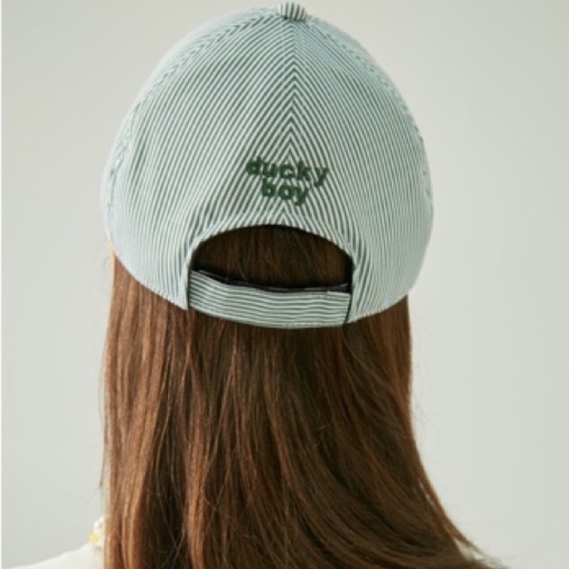 duckyboy-stripe-cap-duckyboy-หมวกแก๊ป-มี3สี-หมดแล้วไม่ผลิตเพิ่ม