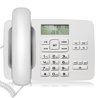สินค้า โทรศัพท์บ้าน【ใช้สายโทรศัพท์】แฟชั่นบ้านสำนักงานคงที่โทรศัพท์พื้นฐานCaller IDโรงแรมโรงแรมโทรศัพท์COD Ym4o