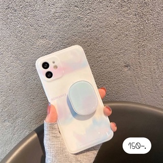 เคสโทรศัพท์ เคสแถมไอริง เคสแถมGriptok เคสแถมที่ติด 🤍 ไอริงวงรีม่วงฟ้า