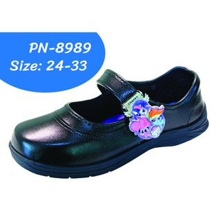CHAPPY รองเท้านักเรียนหญิงดำ PONY รุ่น#PN-8989