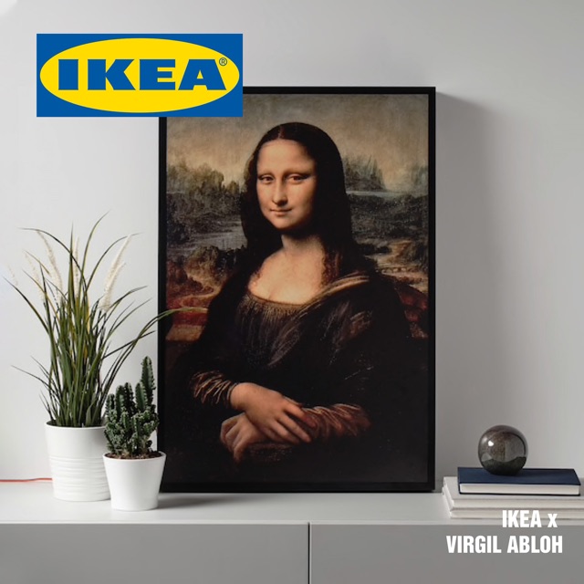 Virgil Abloh x IKEA MARKERAD "MONA LISA" Backlit Artwork Multicolor