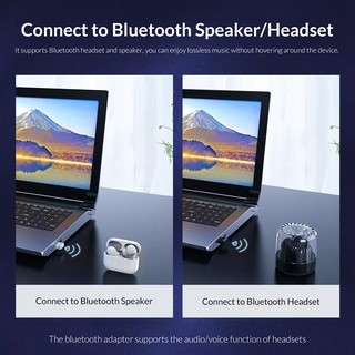 ภาพขนาดย่อของภาพหน้าปกสินค้าOrico Bluetooth 5.0 BTA-508 Wireless อะแดปเตอร์รับสัญญาณเสียงบลูทูธไร้สาย 5.0 Aptx สําหรับ วรับ / ตัวส่ง สัญญาณAdapter จากร้าน ethan1177 บน Shopee ภาพที่ 3