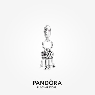 Pandora จี้กุญแจ รูปหัวใจ ของขวัญวันเกิด สําหรับสุภาพสตรี p825