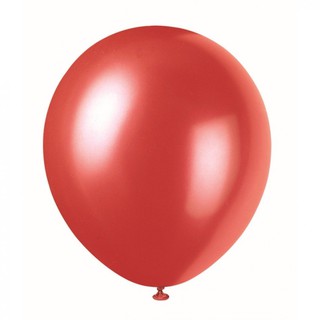 BK Balloon ลูกโป่งกลม ขนาด 10 นิ้ว จำนวน 100 ลูก (สีแดงมุก)