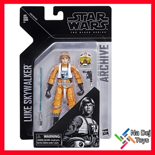 Luke Skywalker Pilot Star Wars Black Series Archive 6" figure ลุค สกายวอล์คเกอร์ ไพลอต สตาร์วอร์ส แบล๊คซีรี่ย์ส อาไคฟ์