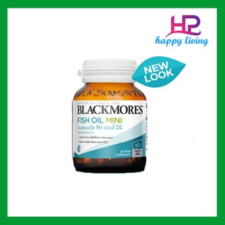 Blackmores Odourless Fish Oil Mini Caps แบล็คมอร์ โอเดอร์เลส ฟิช ออย มินิ 30 แคปซูล