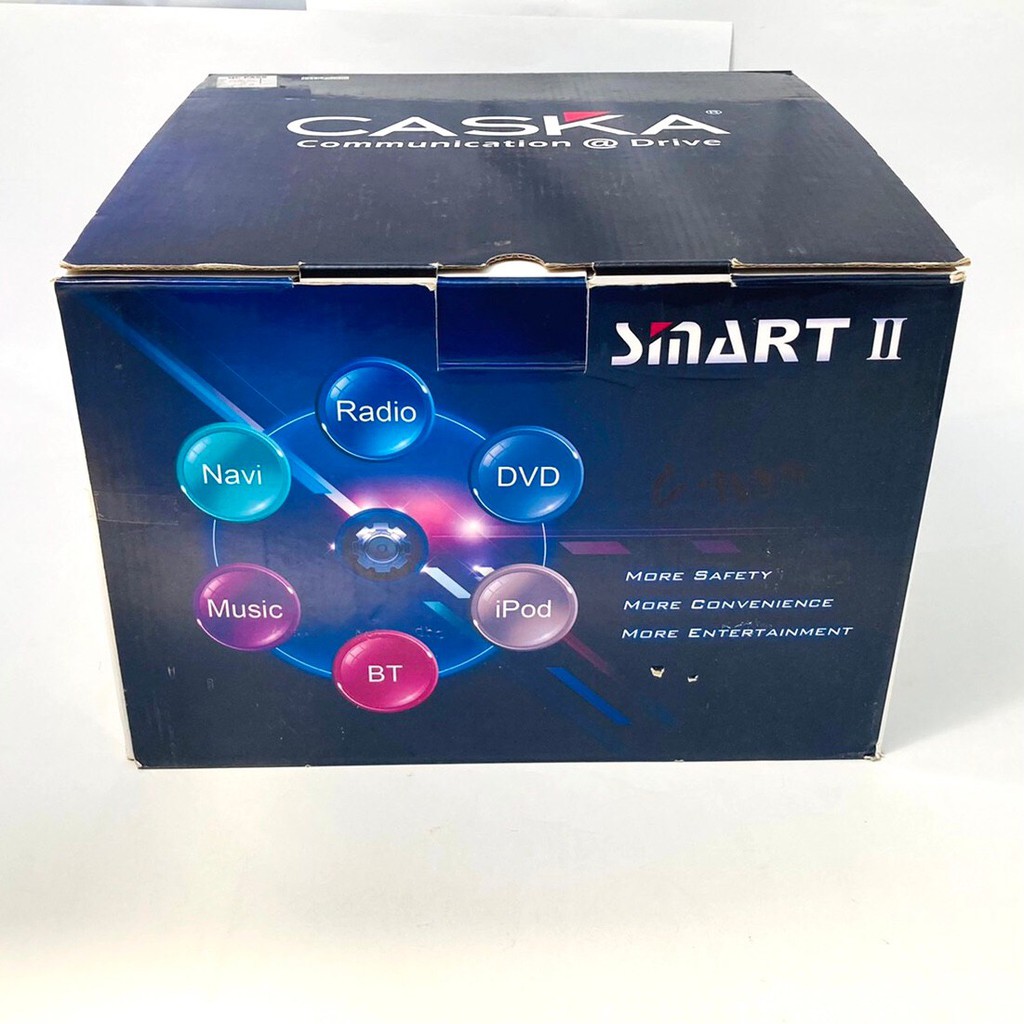 ครื่องเสียงติดรถยนต์-2din-มีนำทาง-gps-navi-caska-smart-i-iแบรนด์ดังแกรดญี่ปุ่น-พร้อมจอ-6-2-นิ้ว-เล่นแผ่นdvd-cd-ดีวีดีได้