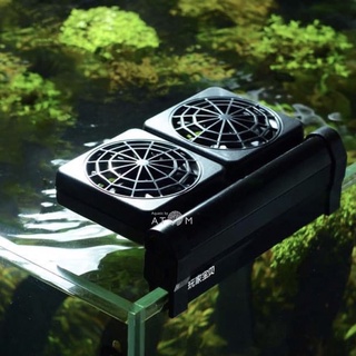 (พร้อมส่ง) พัดลมตู้ปลา พัดลมตู้ไม้น้ำ ปรับความแรงและองศาได้ Aquarium Fan Cooling