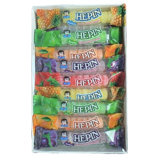 🍭เฮปิน ไซรัป ซอฟท์ แคนดี้ รสผลไม้รวม Hepin Syrup Soft Candy 30pcs Mixed Fruit Flavour