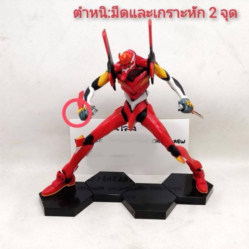 แท้-มือ2-อะไหล่-sega-evangelion-eva-premium-figure-series-eva-02-โมเดล-อีวา-หุ่น-eva-02-strap-พวงกุญแจ-หุ่น-อีวา-eva