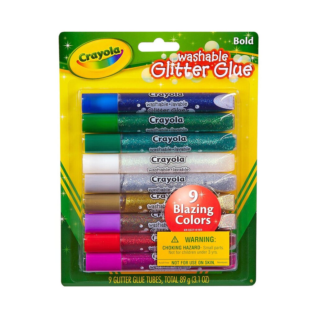 glitterglue-กาวเกล็ดสะท้อนแสง-crayola-washable-glitter-glue-9แท่ง