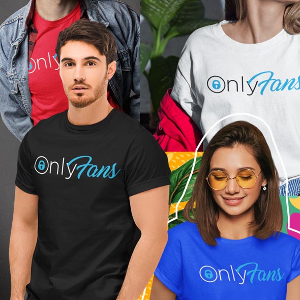 [มีโค้ดลดเพิ่ม]เสื้อยืด Onlyfans สีขาว สีดำ สีน้ำเงิน สีแดง Pornhub