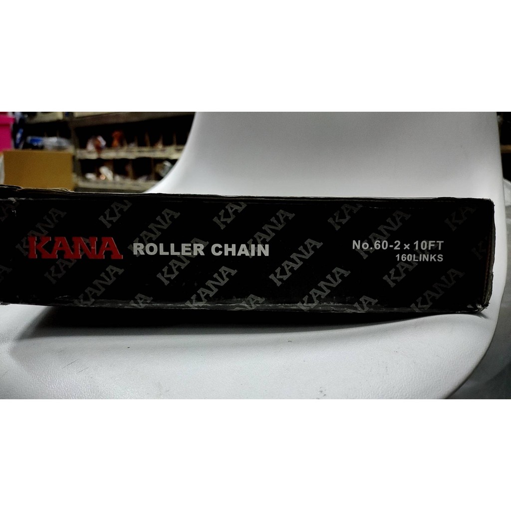 KANA โซ่คู่เบอร์ 602R 10ฟุต=1กล่อง โซ่ส่งกำลัง โซ่ลำเลียง KANA Roller