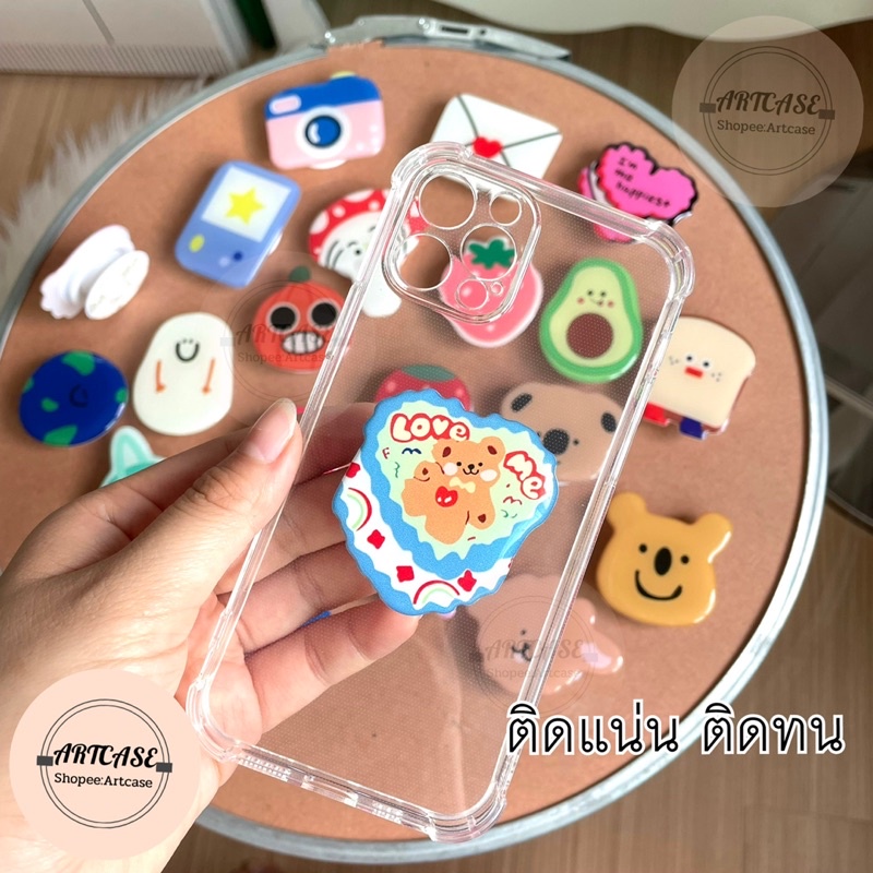 แหวนติดมือถือ-ขาตั้งมือถือ-แหวนpop-socket-griptok-เกาหลี-มีมากกว่า20-แบบ