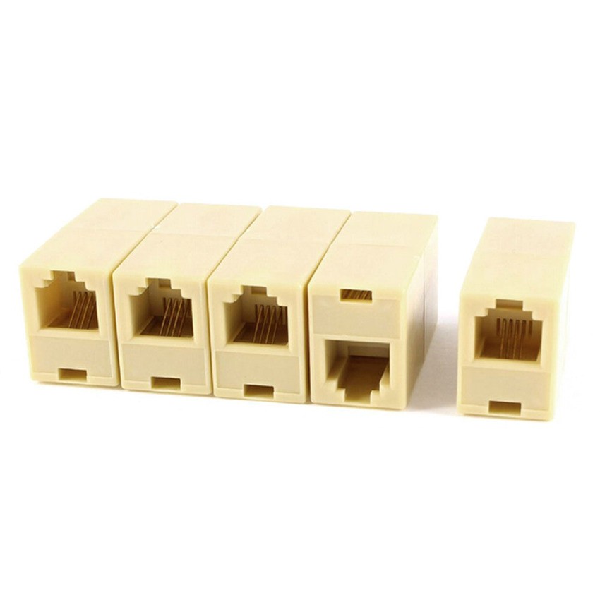 5 PCS RJ11 6P4C Female Telephone Cable Inline Terminal Components