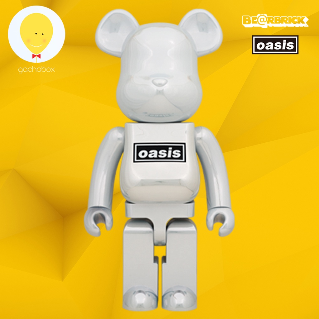 gachabox Bearbrick Oasis White Chrome 1000% แบร์บริค ของแท้ gachabox Bearbrick Oasis White Chrome 1000% แบร์บริค ของแท้