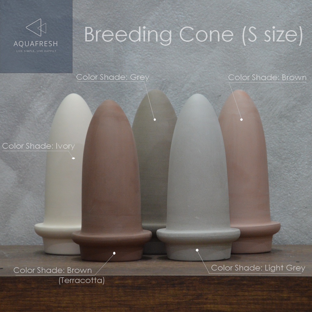 breeding-cone-discus-cone-s-size-โคน-โดมเซรามิค-สำหรับเพาะปลาปอมปาดัวร์หรือปลาเทวดา