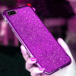 OPPO R11 R15 R17 Pro Reno 10x Zoom 2 Z 2z R9s R11s R9 F1 Plus Glitter Sequin Plating Casing Covers Soft TPU Phone Cases