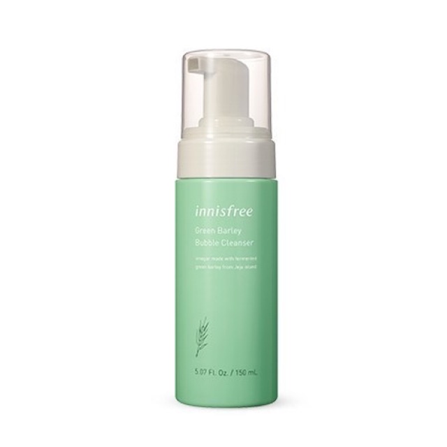 Innisfree Green Barley / Apple Seed Bubble Cleanser 150ml Shopee Thailand