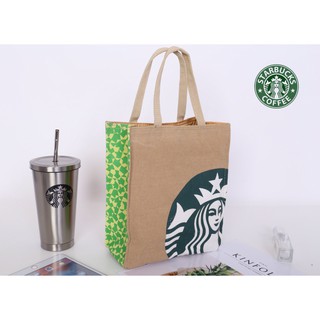 Starbucks tote bag Size S .