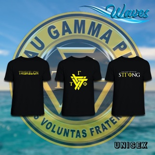 Triskelion Tau Gamma Phi Frat เสื้อเชิ้ตระเหิดเต็ม 3D เสื้อยืดแขนสั้นฤดูร้อนขนาด XXS-6XL Uir