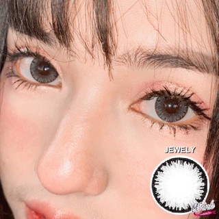 คอนแทคเลนส์-Bigeye Jewely vollet gray เลนส์พอดีตาตัดขอบ