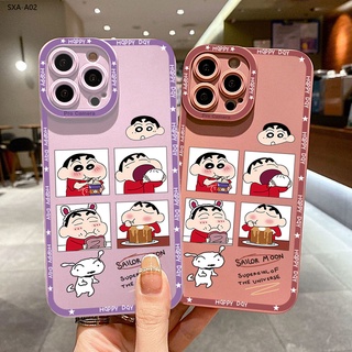 Compatible With Samsung Galaxy A02 A03 A03S A04S A13 A21S 4G 5G เคสซัมซุง สำหรับ Cute Cartoon Cute Crayon Shin-chan เคส เคสโทรศัพท์ เคสมือถือ Shockproof Cases Back Cover Protective TPU Shell