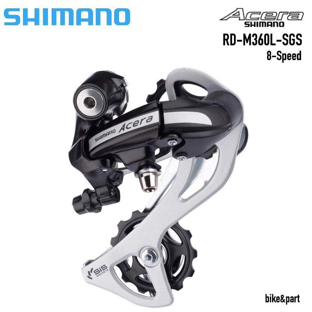ตีนผี SHIMANO ACERA RD-M360L SGS/ 8-Speed แท้ อีสเทิร์นไบค์ easternbike ...