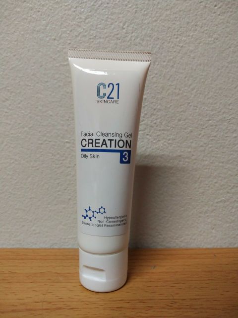 c21-facial-cleansing-gel-creation-เจลล้างหน้าผิวมัน-เจลหน้าใสno-3-50ml