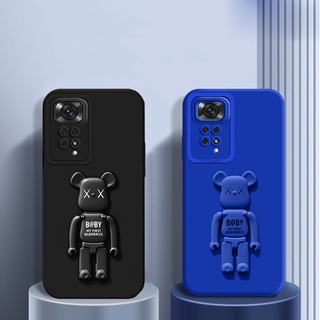 เคสโทรศัพท์มือถือ ลายการ์ตูนหมี พร้อมขาตั้ง สําหรับ Xiaomi Redmi Note 11 Pro Plus 10 Pro Max 11s 10s Mi 11T Pro