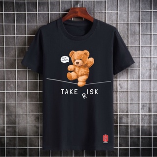 เสื้อแฟชั่นผญ sexy - ลวดลาย DISTRO BEAR เสี่ยง ORI สตรีทแวร์ Tshirt Unisex Tops