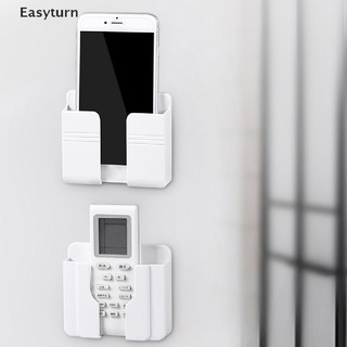 Easyturn Wall Mounted Storage Box Remote Control Case Phone Plug Charging Holder Rack New ET